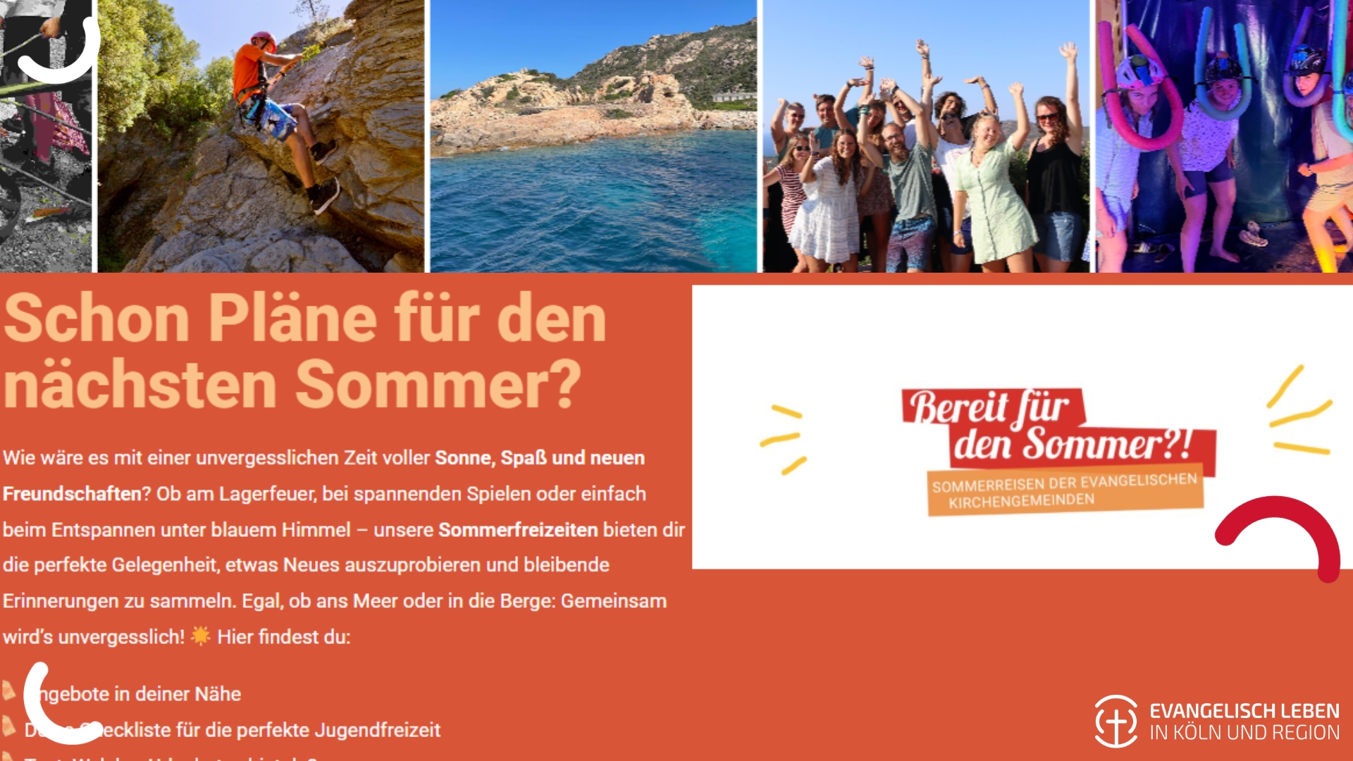 Du betrachtest gerade Sommerferien 2026 im Blick: Noch freie Plätze bei evangelischen Freizeiten