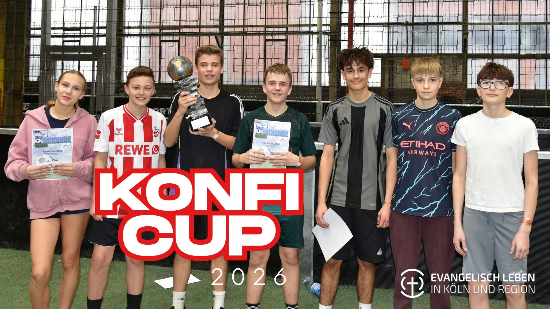 Mehr über den Artikel erfahren KonfiCup in Köln-Mülheim – Evangelisches Jugendreferat Köln und Umgebung feiert Fußball, Fairness und Glauben